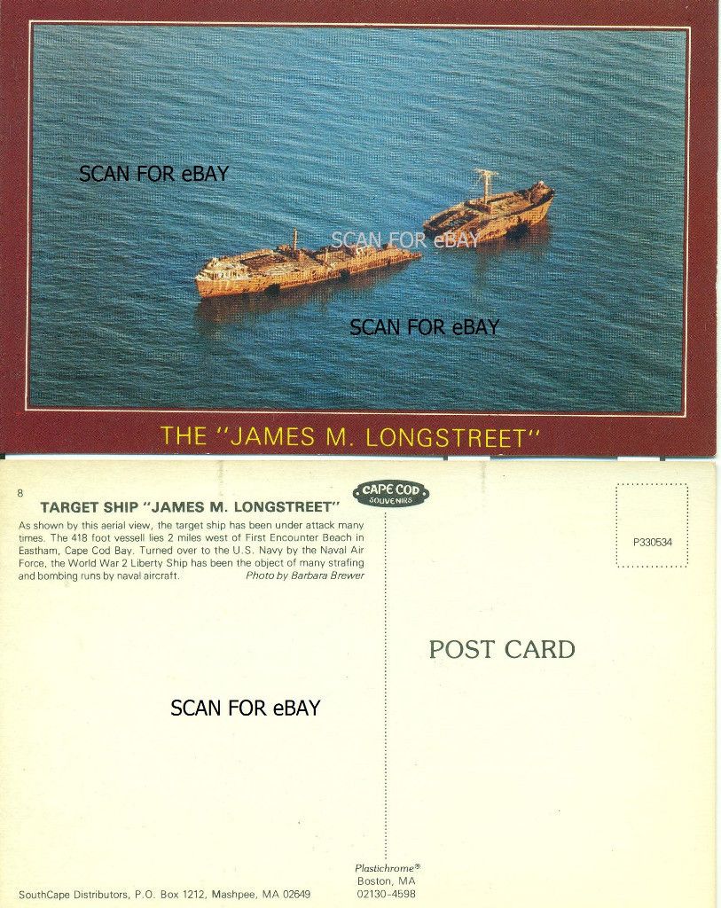 Target SHIP Vintage James Longstreet Cape Cod Bay