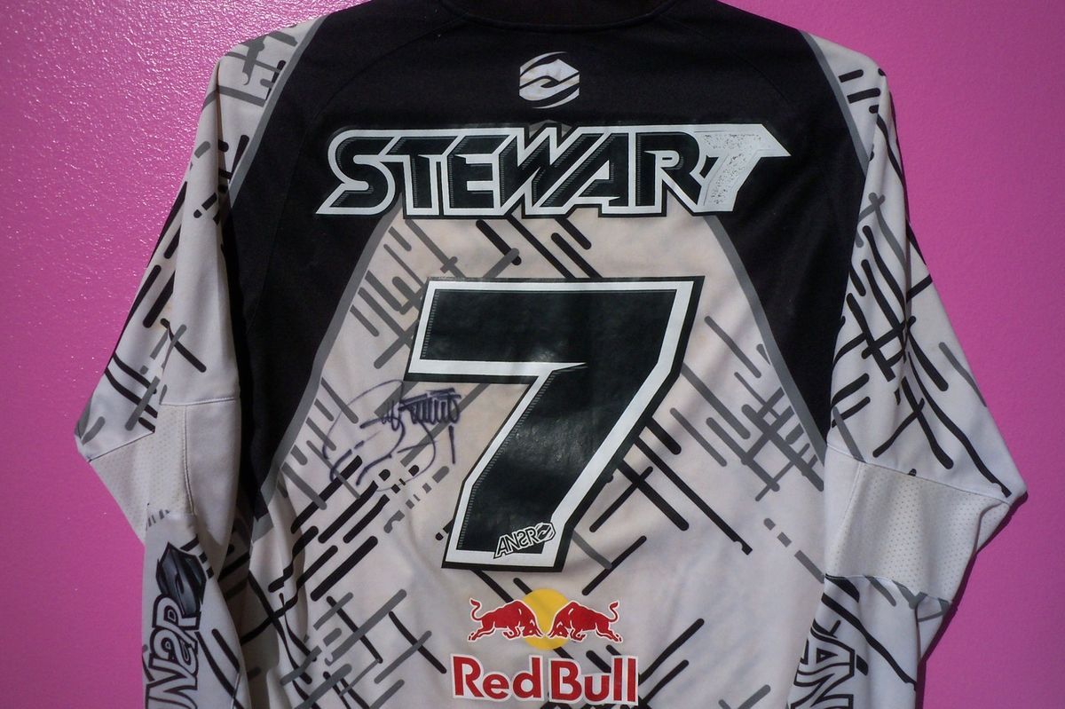 JAMES BUBBA STEWART #7 SIGNED ANSR REDBULL SUPERCROSS SX JERSEY RYAN