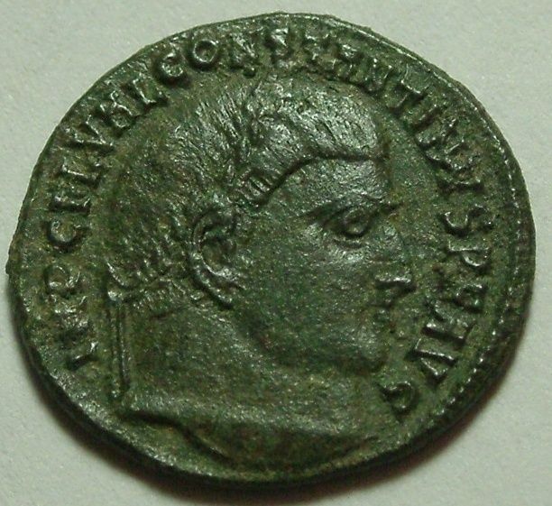 Constantine I rare original ancient Roman Christian coin Jupiter