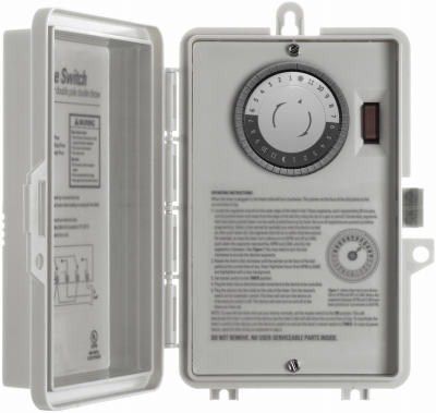 Jasco Products Company 15207 Ge 24HR Hot H20 Heater Timer Gray 2 Pole