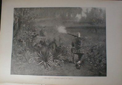 Jay Gould Estate Family 1892 US Cavalry Christmas Louisiana Deer Hunt