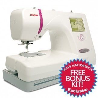 Janome Memory Craft 350E Embroidery Machine Free Bonus