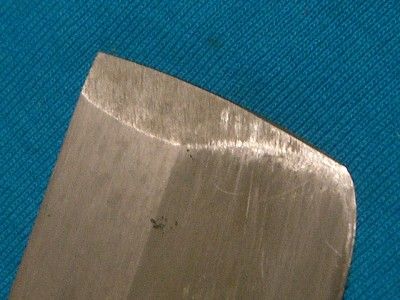 Odd Vintage Japanese Chefs Butchers Carbon Steel Knife Knives Cleaver