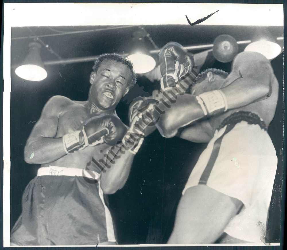 Ct Photo Ape 545 Sugar Ray Robinson Kid Gavilan