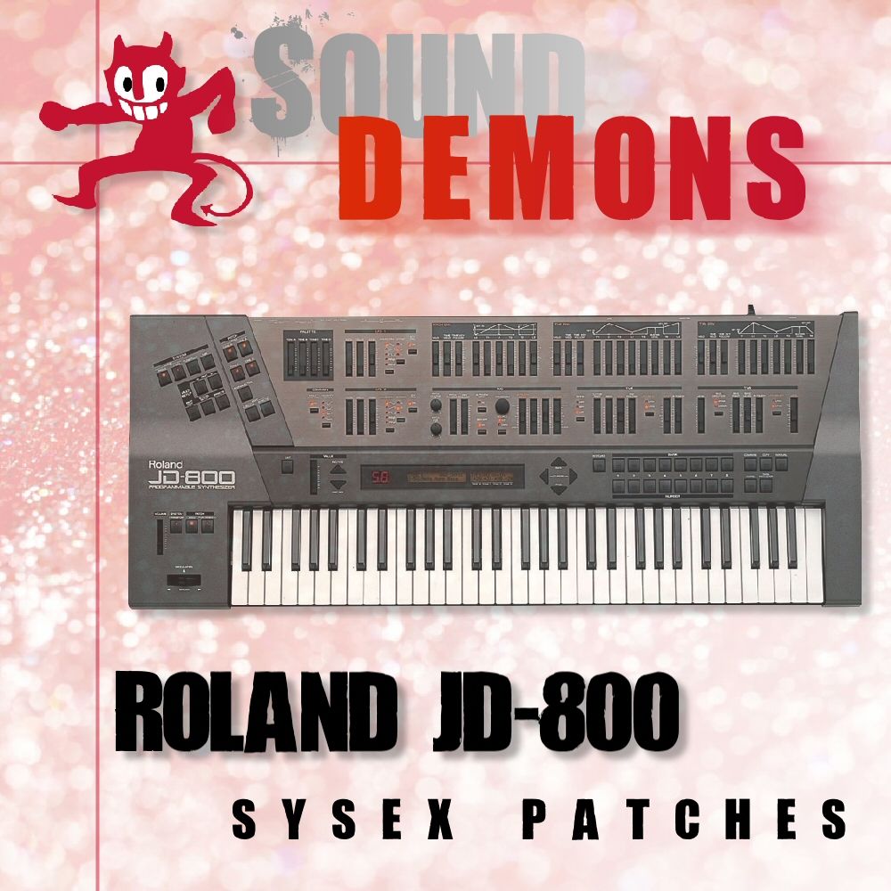 Roland JD 800 990 Sysex Utilities Library CD ROM