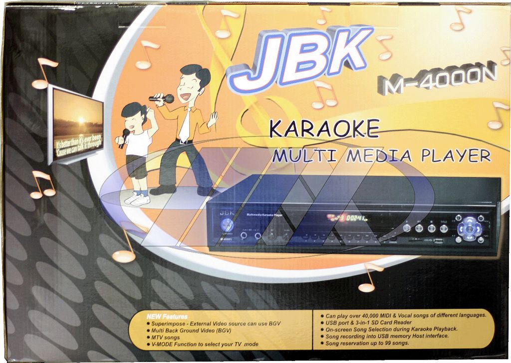 JBK M 4000N Karaoke Multi Media Player Newest Model on PopScreen