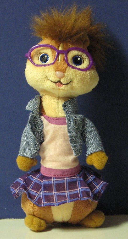 Chipettes Jeanette Alvin and The Chipmunks Plush Beanie 7 Ty 2010