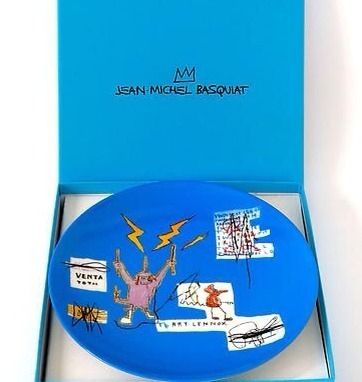 Jean Michel Basquiat Limoges Porcelain Plate Venta Total by Ligne