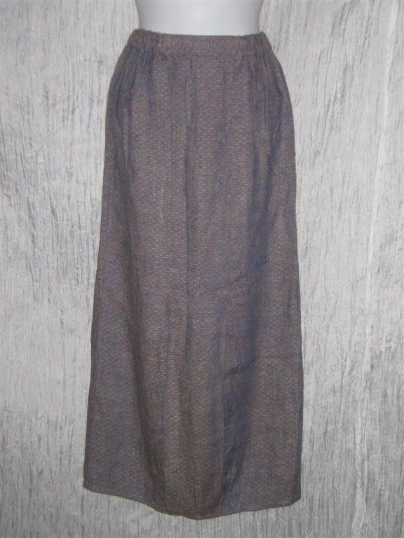   Linen Lagenlook Bubble Hem Skirt Jeanne Engelhart Petite P Clothing