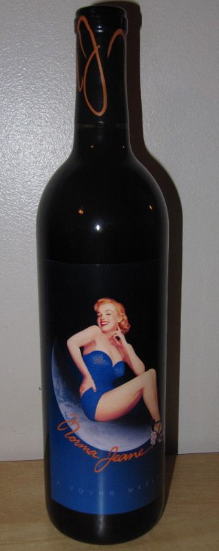 New 2009 Norma Jeane Marilyn Monroe Merlot Full 750ml