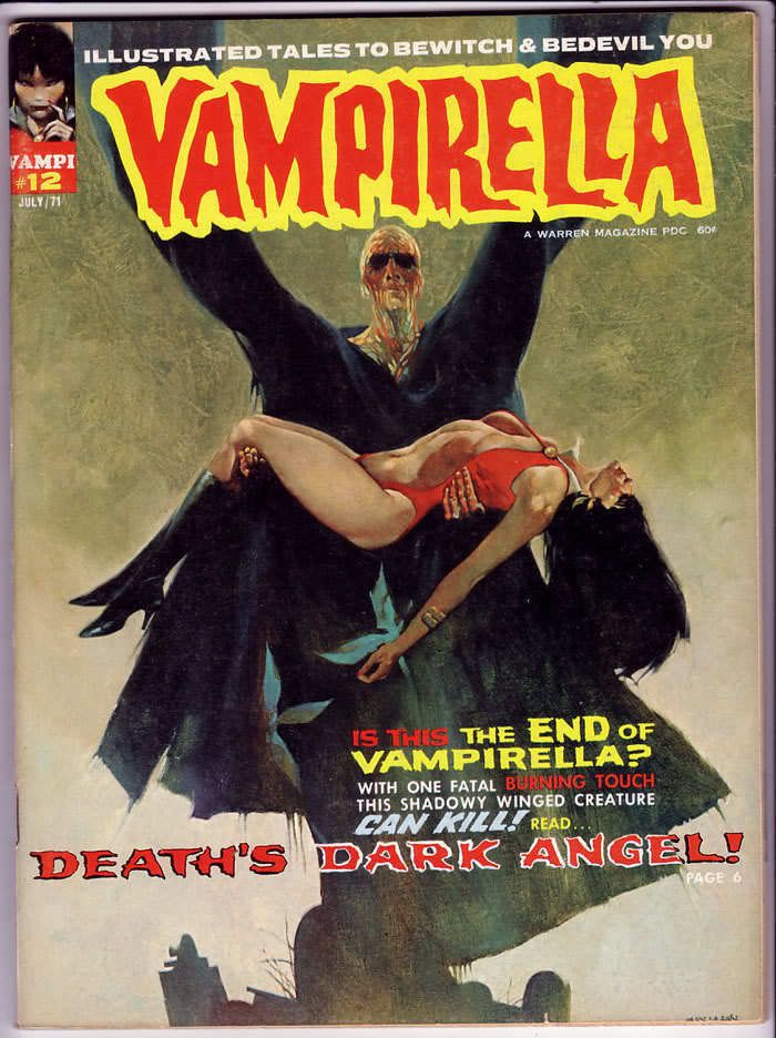 Vampirella Magazine 12 Jeff Jones Wally Wood 1971