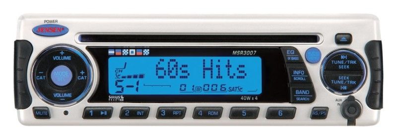 JENSEN Marine Stereo Radio Tuner AM/FM/CD/iPod, SIRIUS Satellite Ready