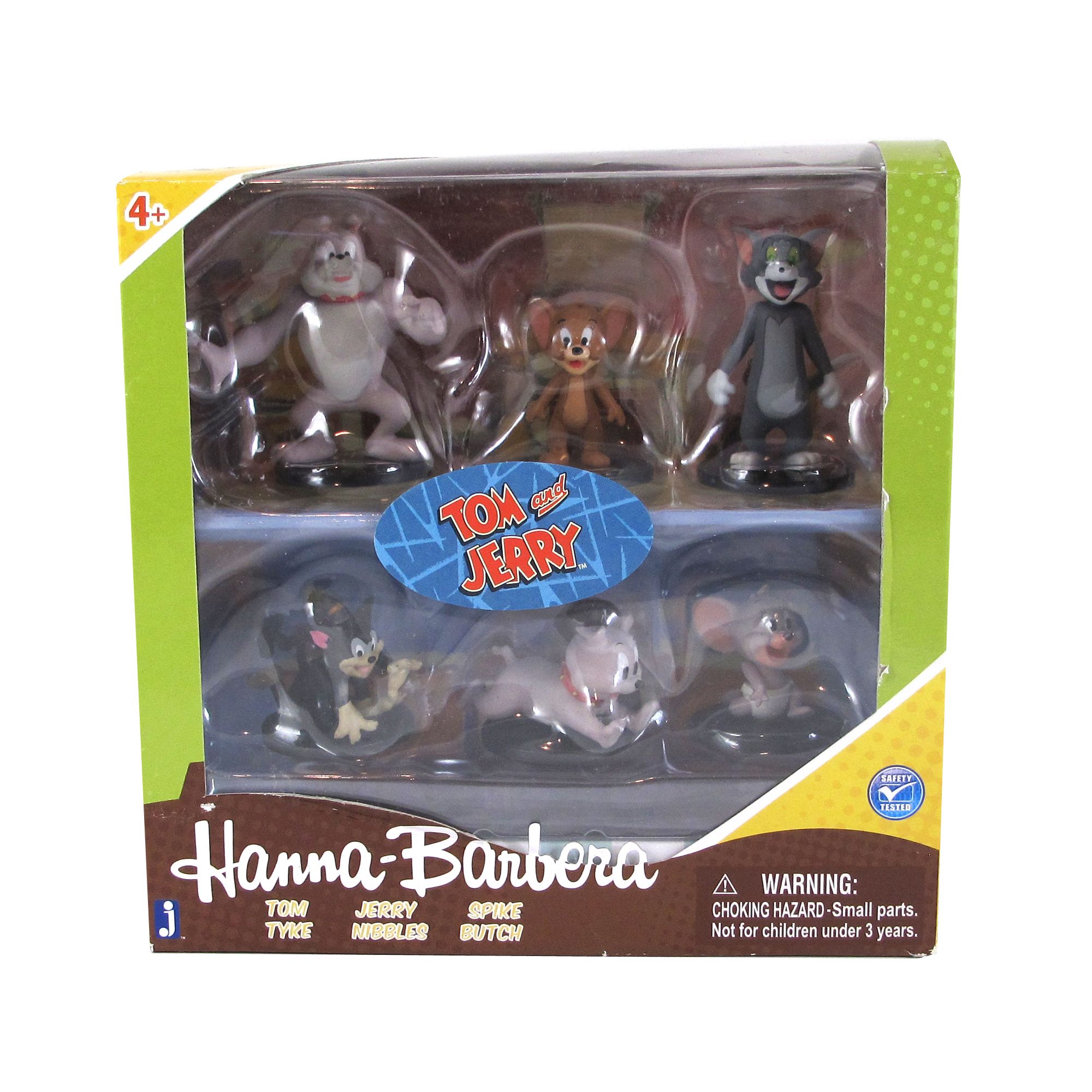 Hanna Barbera Tom Jerry 2 Collector Action Figure 6 Pack New