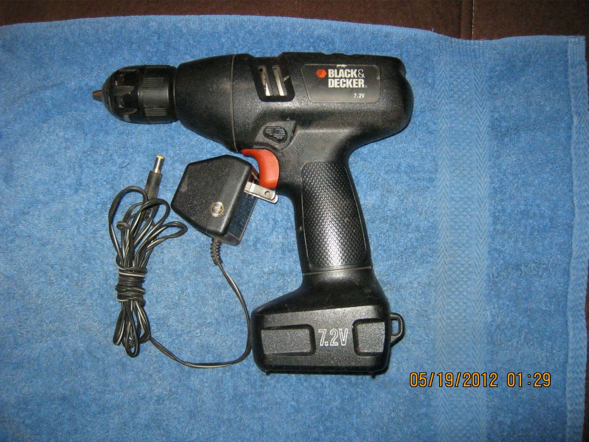 Cordless Drill Black Decker 7 2 Volt