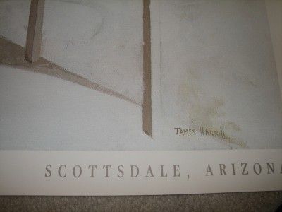 James Harrill Leslie Levy Gallery Signed Chimayo Porch