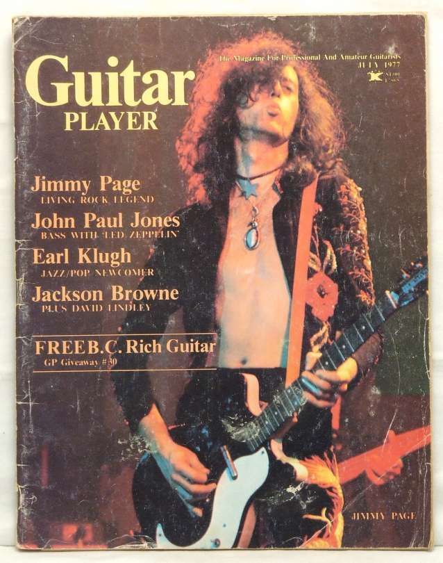 Guitar Player Magazine Jimmy Page John Paul Jones LED Zeppelin Earl