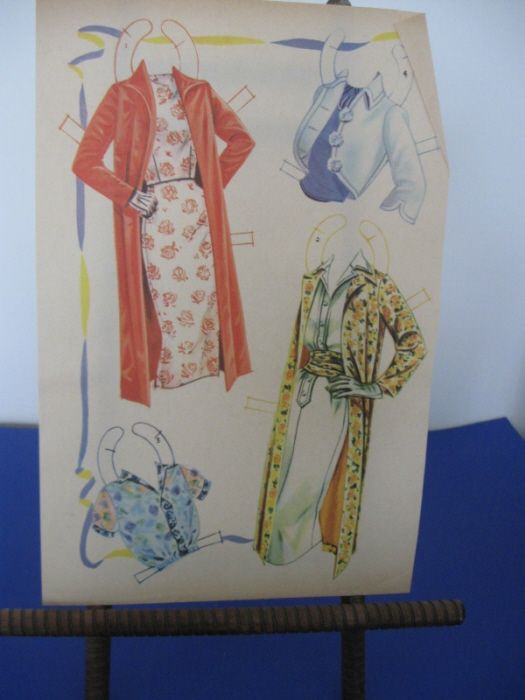 Vtg Paper Dolls Joanne Woodward 1958 Saalfield