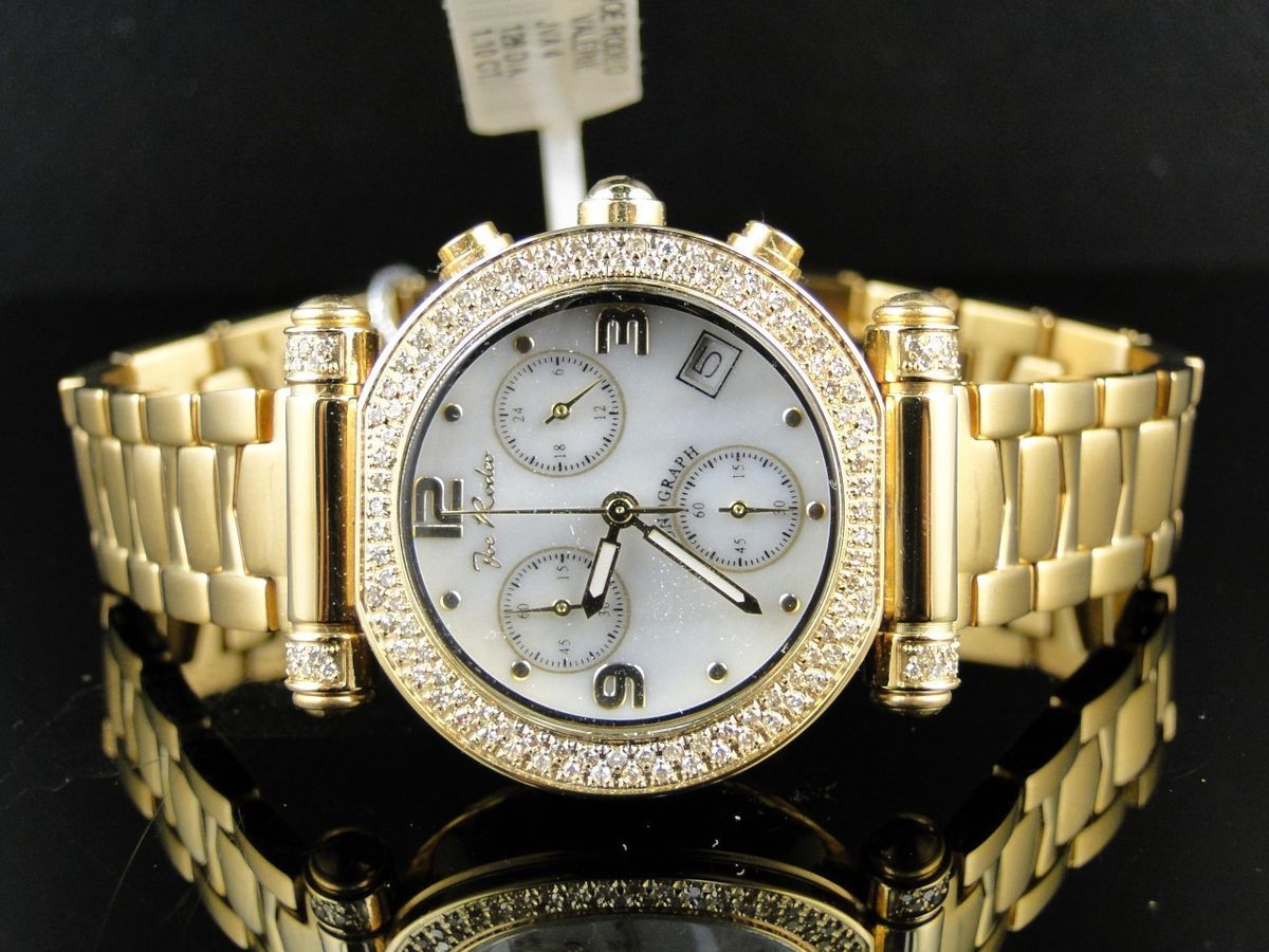 Ladies Joe Rodeo JoJo Gold Diamond Watch 1 10 Ct JVA4