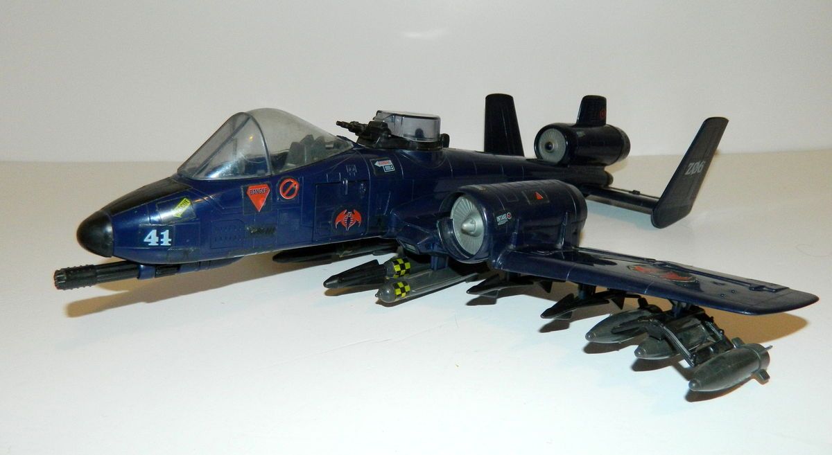 1984 COBRA RATTLER JET   G.I. Joe Vehicle   COMPLETE