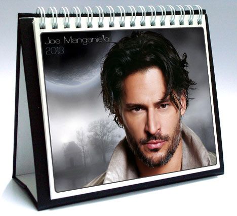 Joe Manganiello 2013 Desktop Holiday Calendar True Blood Alcide