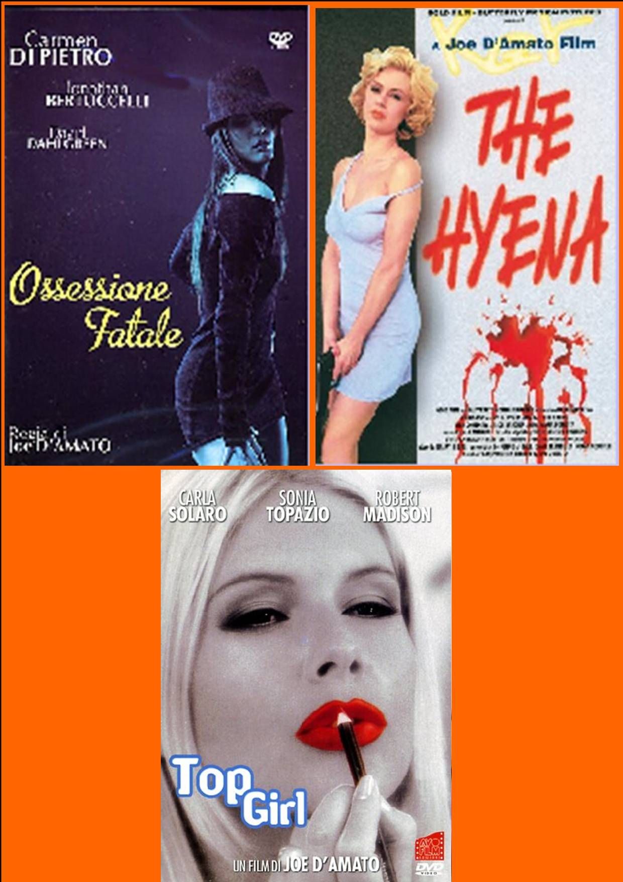 Joe DAmato 4 Ossessione Fatale The Hyena Top Girl