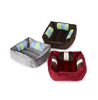 John Bartlett Pet Cuddler Pet Bed Gray Blue