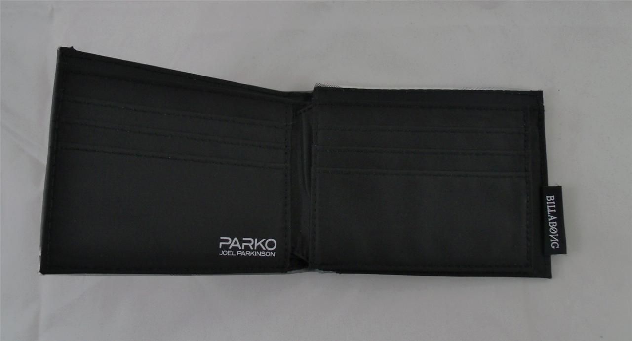 Billabong Grey Influence Parko Wallet Joel Parkinson Polyurethan Bi