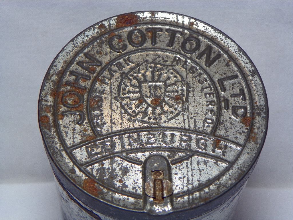 Vintage John Cotton Ltd Edinburgh Tobacco Tin