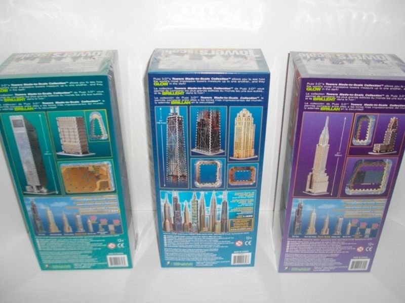 Citigroup Hancock Chrysler Lot 6 Puzz 3D New SEALED