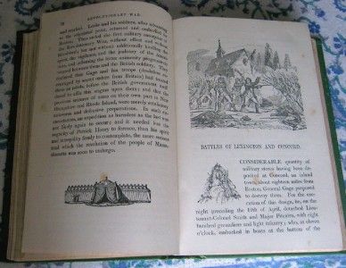 History Wars of United States Revolutionary 1812 Mexico Indian Antique Rare 1866  
