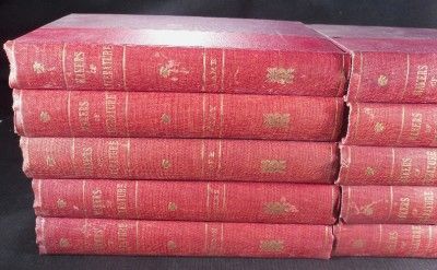 Literary Biography Makers of Literature John Morley Ed A L Fowle 10 Vol C1900  