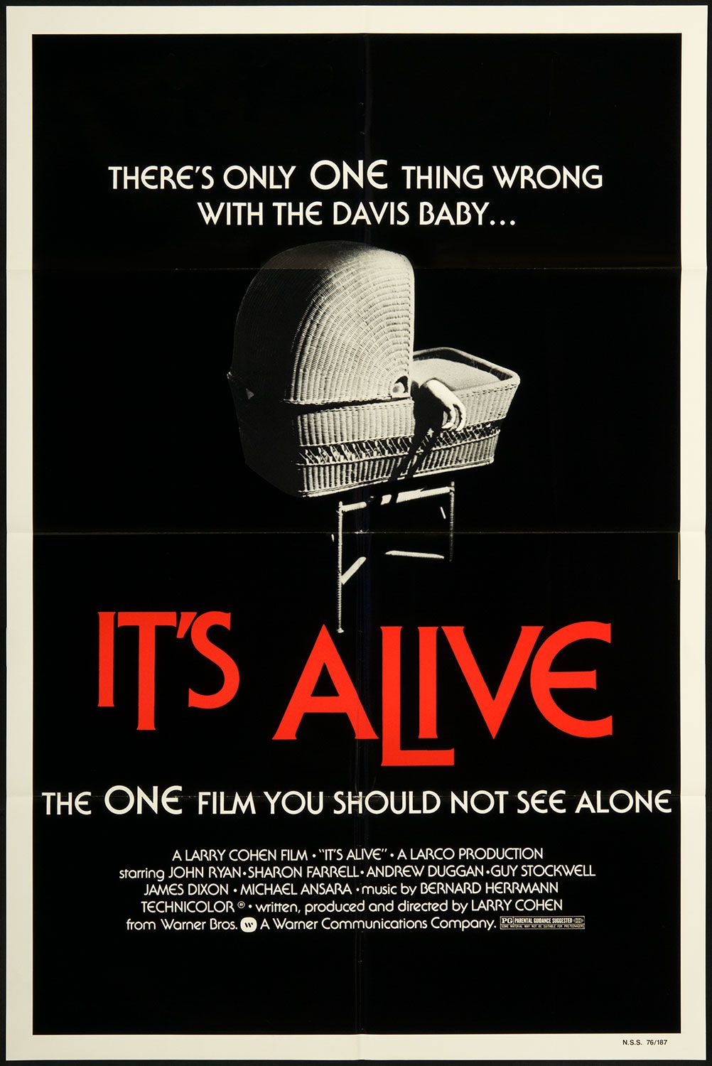 It's Alive 1974 Original U s One Sheet Movie Poster  