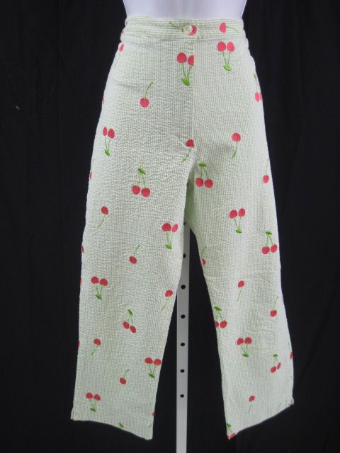 Lilly Pulitzer Capri Shirley Temple Cherries 6 Womens  