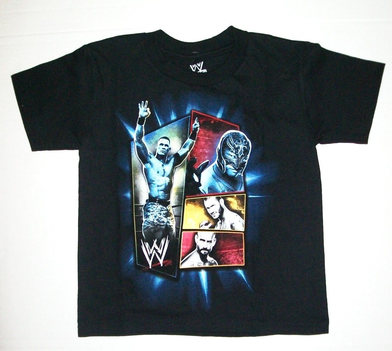 NWT Boys WWE John CENA T Shirt sz 5 6 Wrestling RAW Superstars  