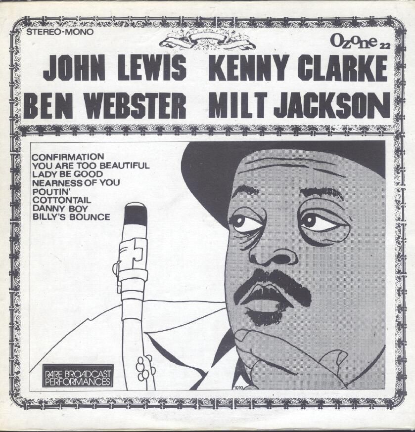 John Lewis Kenny Clarke Ben Webster Milt Jackson LP  