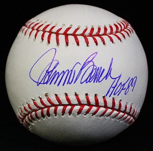 JOHNNY BENCH SIGNED AUTOGRAPHED HOF 89 OML BASEBALL PSA DNA S70419  