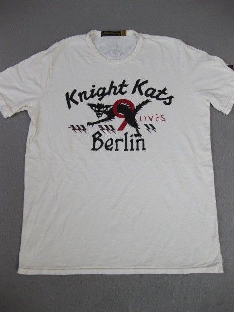 Knight Katz Beige Johnson Motors Lucky Tee Shirt Berlin  
