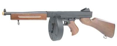 Thompson M1A1 AEG Tommy Machine Gun Airsoft Rifle  