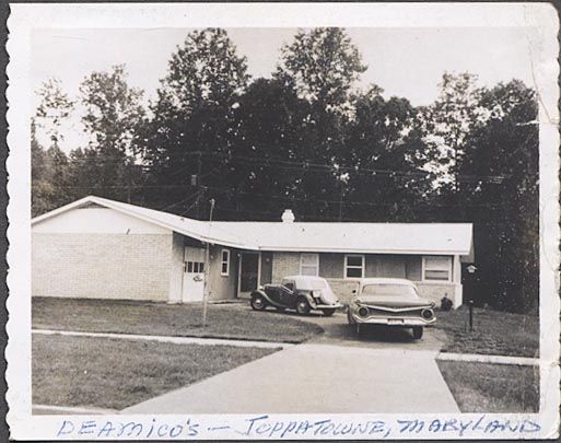 Polaroid Photo 1959 Ford MG TD Cars Joppatowne 451023  