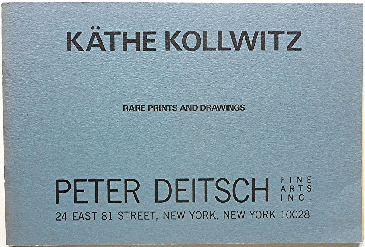 Kathe Kollwitz RARE Prints Drawings Exhibition Sale Catalogue 1970