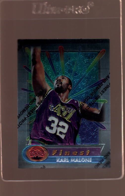 1994 Topps Finest 195 Karl Malone Mint 265427