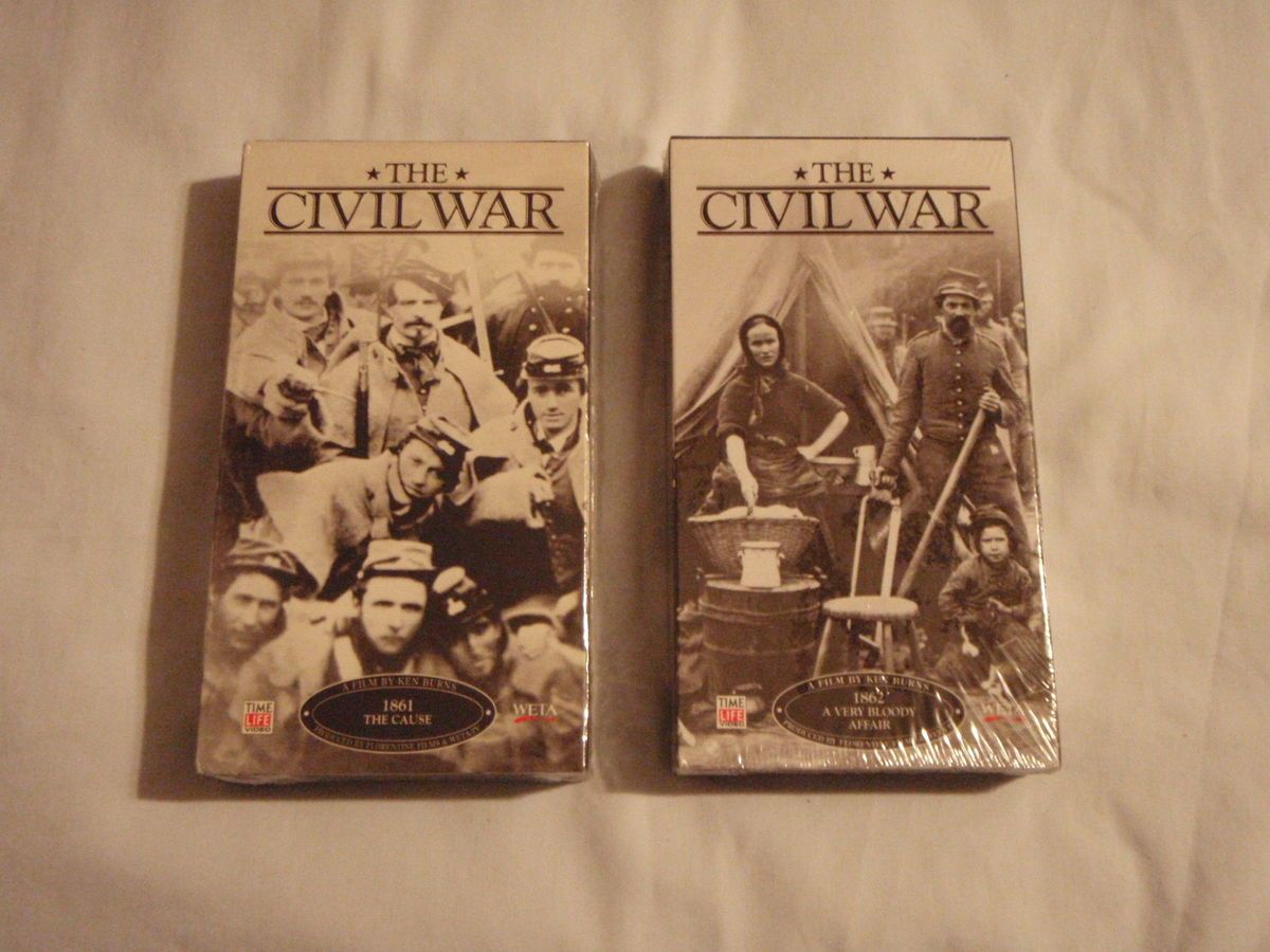 The Civil War Ken Burns Time Life Video 9 VHS Tapes New SEALED
