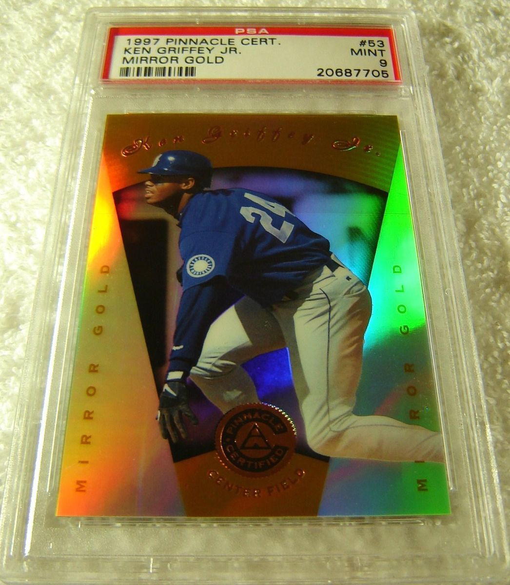 Ken Griffey Jr 1997 Pinnacle Certified 53 Mirror Gold PSA 9 Mint