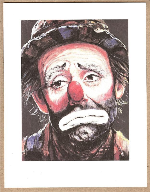 1990 Emmett Kelly SR Litho Barry Leighton Jones