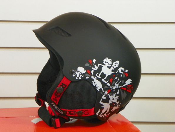 New 2013 Ride Kids Greenhorn Ski Snowboard Helmet Adult XS Black