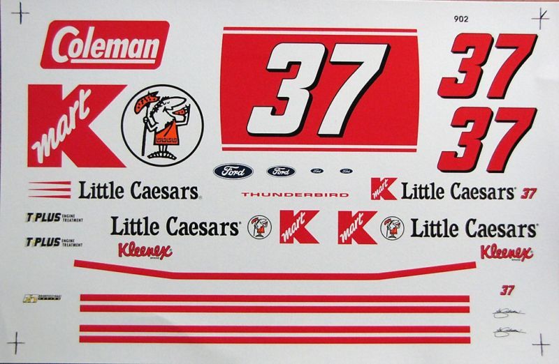 37 John Andretti 1995 Kmart Little Caesars Thunderbird