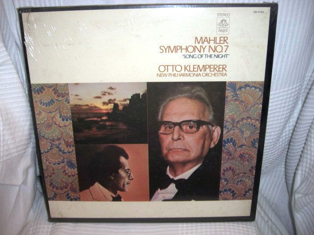 MAHLER SYMPHONY NO 7 OTTO KLEMPERER NEW PHILARMONIC ORCHESTRA 2LP BOX