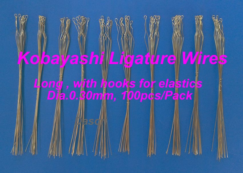 Dental Kobayashi Ligature Wires Long 100pcs