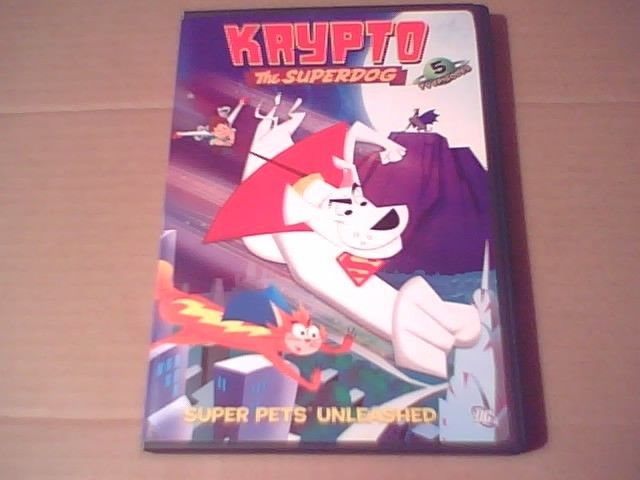 KRYPTO THE SUPERDOG DVD BATMAN SUPERMAN SPIDERMAN THOR HULK CHILDRENS