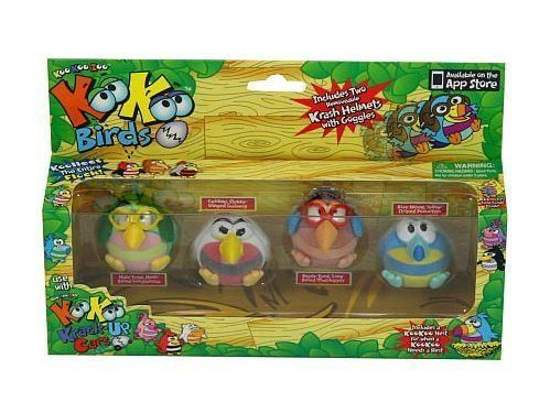 Koo Koo Birds 4 Pack Lollapalooza Scalawag Mudskipper and Dooselfink